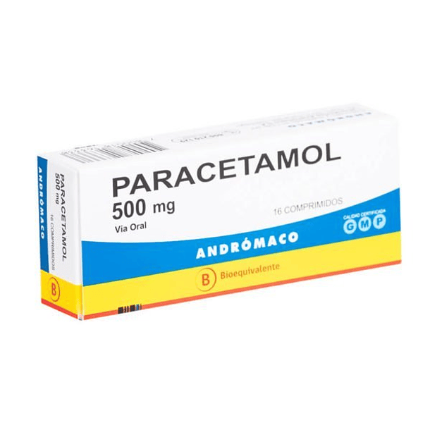 Paracetamol 500 mg X16 Comprimidos 