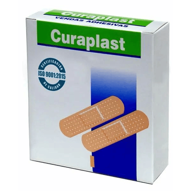 Curaplast 100 Unidades Vendas Adhesivas 