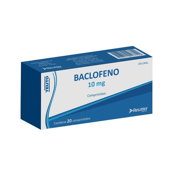 Baclofeno 10 mg x 20 Comprimidos 