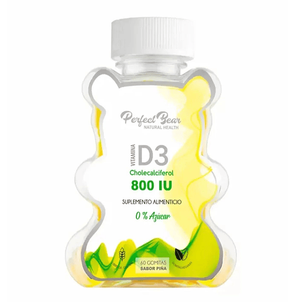 Vitamina D3 800UI x 60 Gomitas 