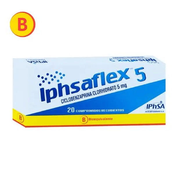 Iphsaflex  5 mg x 20 Comprimidos 