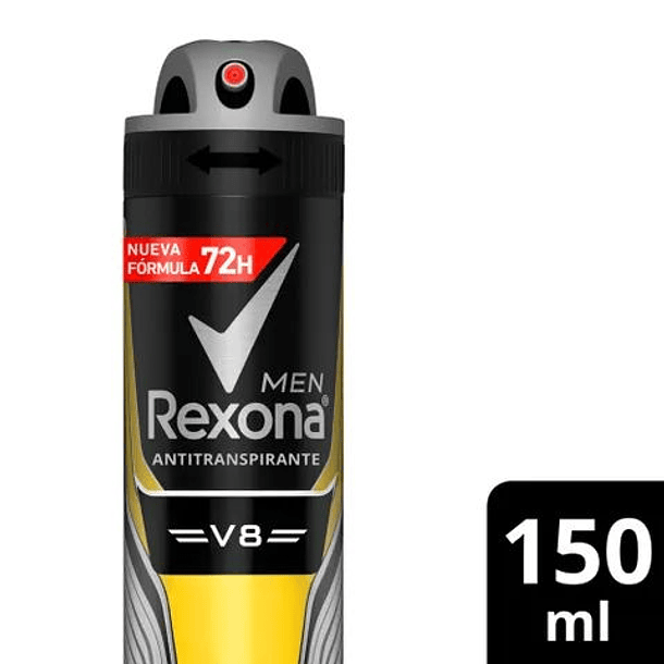 Rexona Men V8 72H x 150 ml Spray Desodorante 
