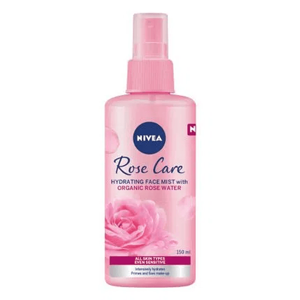 Nivea Agua de Rosas Hidratante Rose Care x 150 ml Spray 