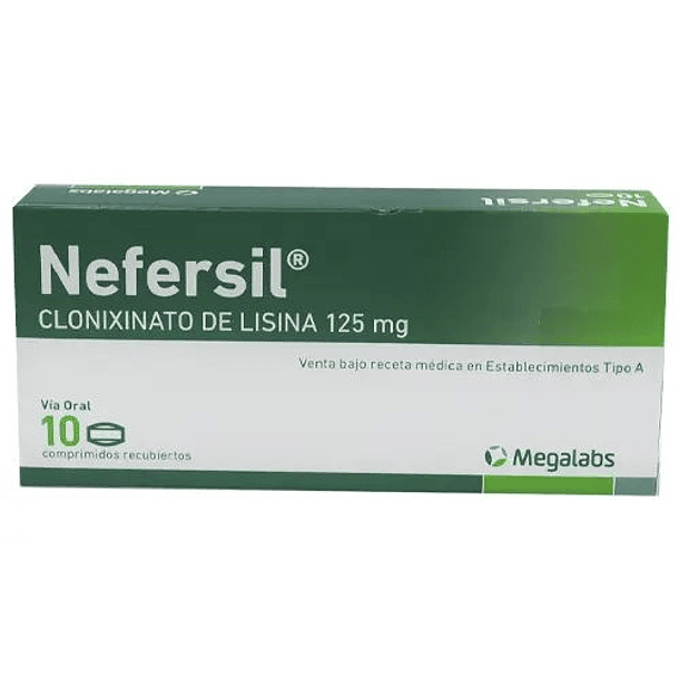 Nefersil 125 mg x 10 Comprimidos 