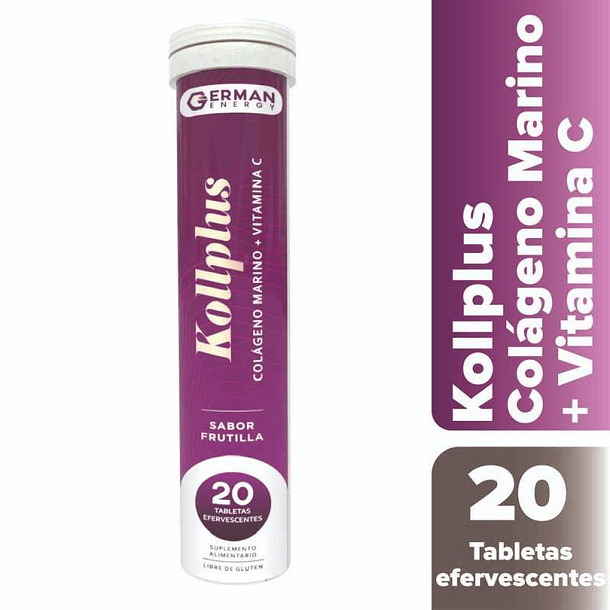 Kollplus Colageno Marino + Vitamina C x 20 Efervescantes 