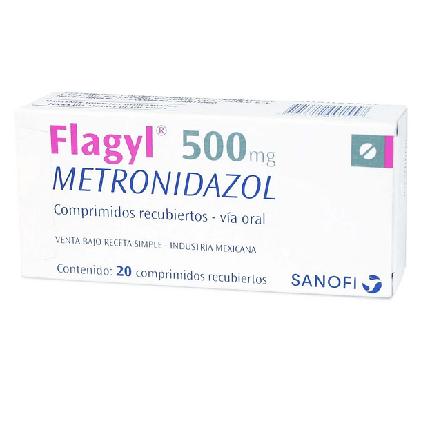 Flagyl 500 mg x 20 Comprimidos 