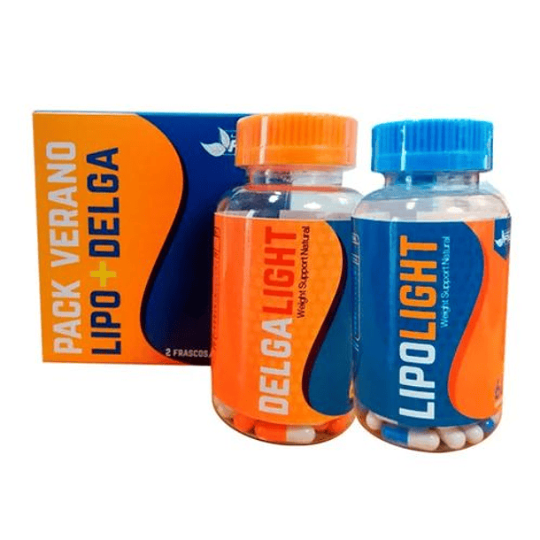 Pack Verano Lipo+Delga x 120 Cápsulas 