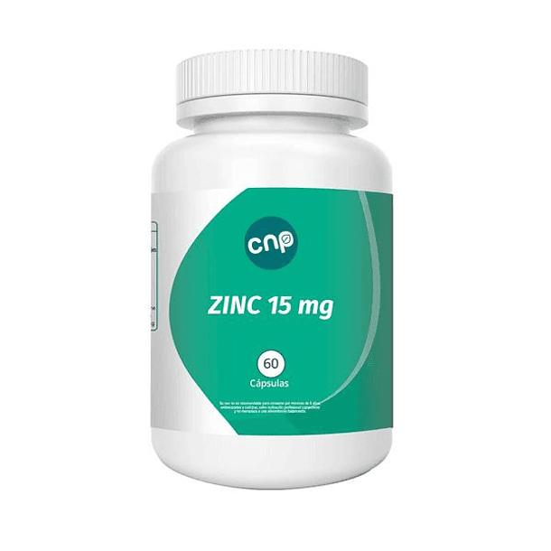 Zinc 15 mg x 60 Cápsulas  