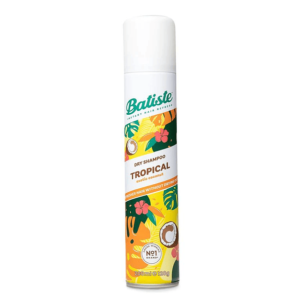 Batiste Tropical x 200 ml Spray Shampoo en Seco 