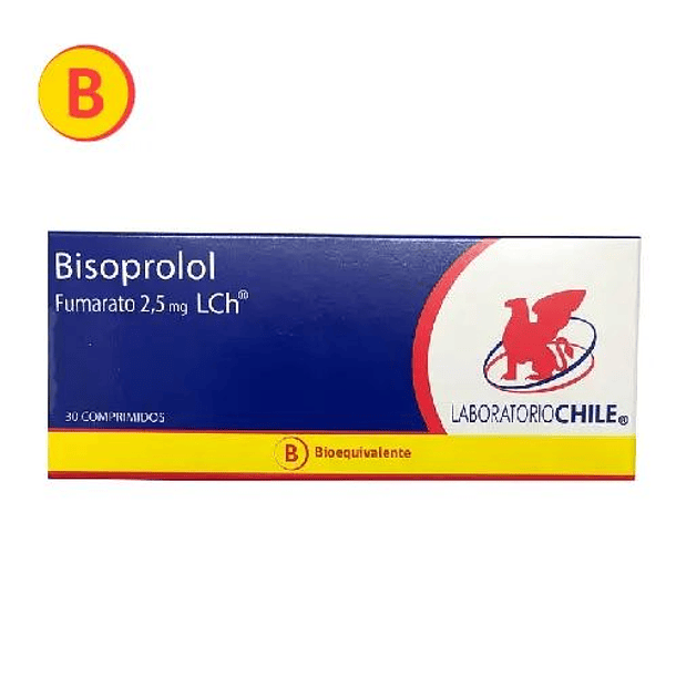 Bisoprolol 2,5 mg x 30 Comprimidos 