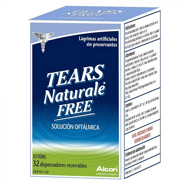 Tears Naturale Free x 32 Dispensadores 0.8 ml  