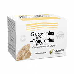 Glucosamina + Condroitina 500/400 mg x 60 Cápsulas