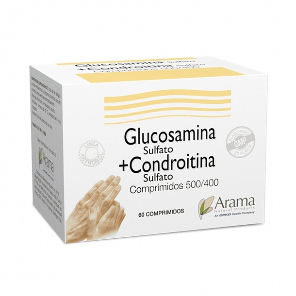 Glucosamina + Condroitina 500/400 mg x 60 Cápsulas 