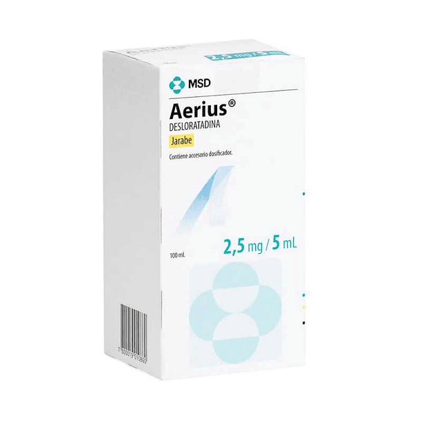 Aerius 2,5 mg /5 ml x 150  ml Solución Oral 