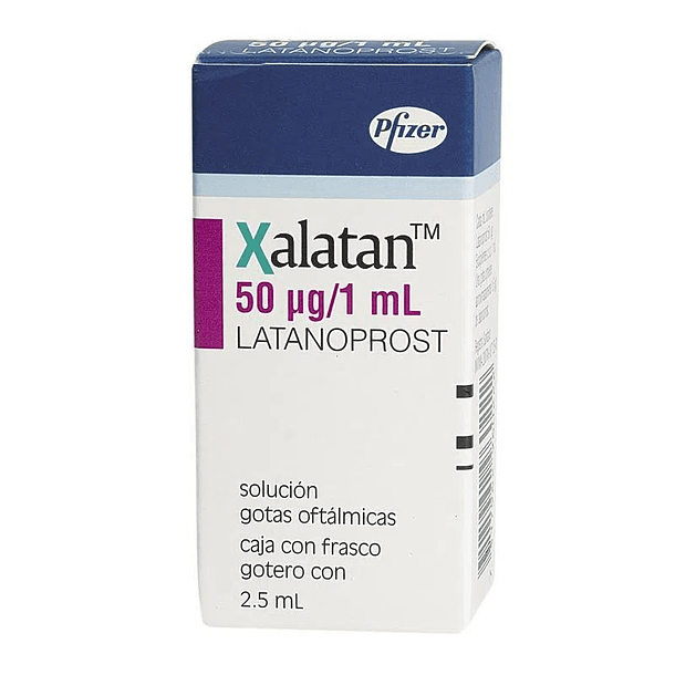 Xalatan 50MCG/ ml  x 2.5 ml Gotas Oftálmicas 