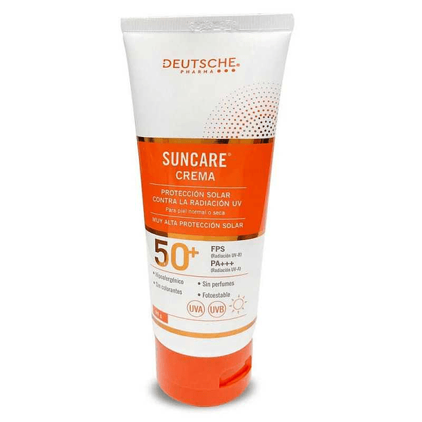 Suncare Piel Normal Fps50 x 90  gr Crema Protector Solar 