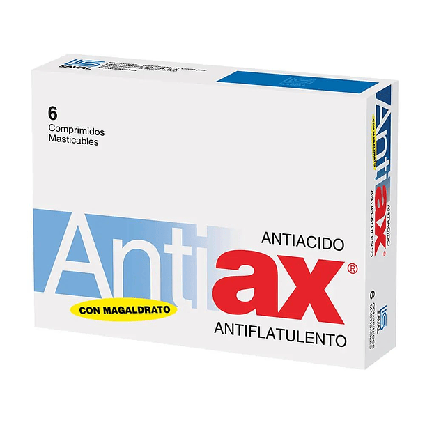 Antiax  480 mg/100 mg x 6 Comprimidos Masticables 