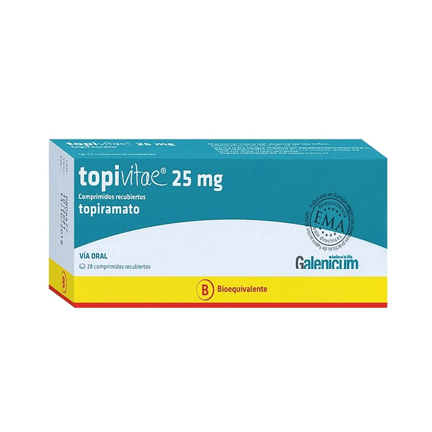 Topivitae 25 mg x 28 Comprimidos 