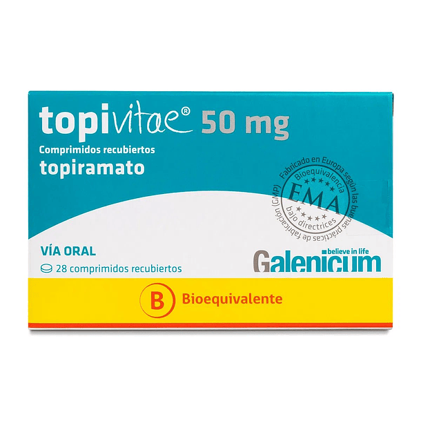 Topivitae 50 mg x 28 Comprimidos 