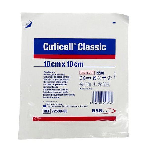 Gasa 10x 10 Cm  x 1 Unidad Cuticell Classic  