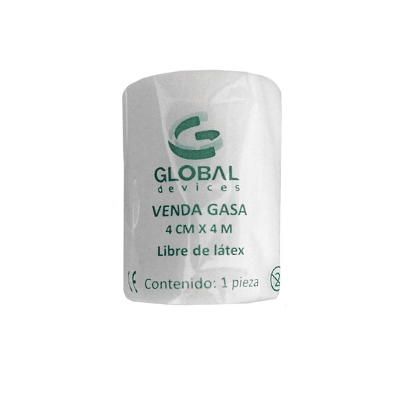 Venda De Gasa 4Cm x 4M x 1 Unidad 