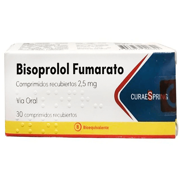 Bisoprolol 2,5 mg x 30 Comprimidos 