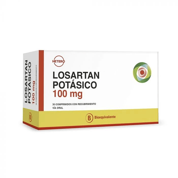 Losartan Potásico 100 mg x 30 Comprimidos  