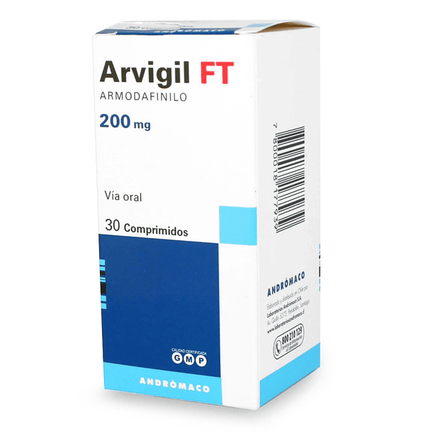 Arvigil FT 200  mg x 30 Comprimidos 