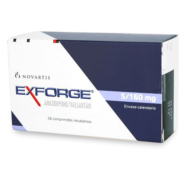Ex forge 5/160 mg x 56 Comprimidos 