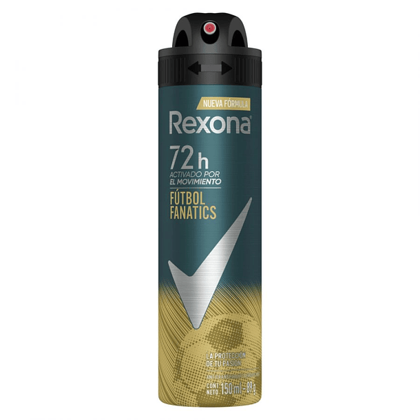 Rexona Futbol Fanatics x 150 ml Spray Desodorante 