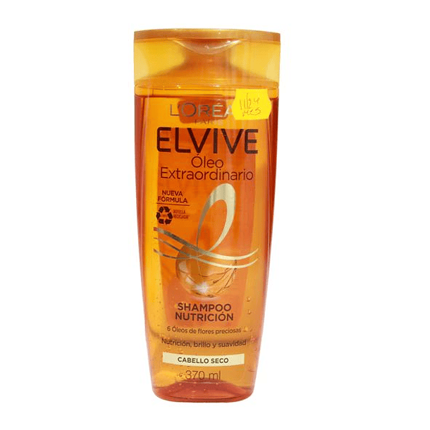 Elvive Oleo Extraordinario Nutrición x 370 ml Shampoo 