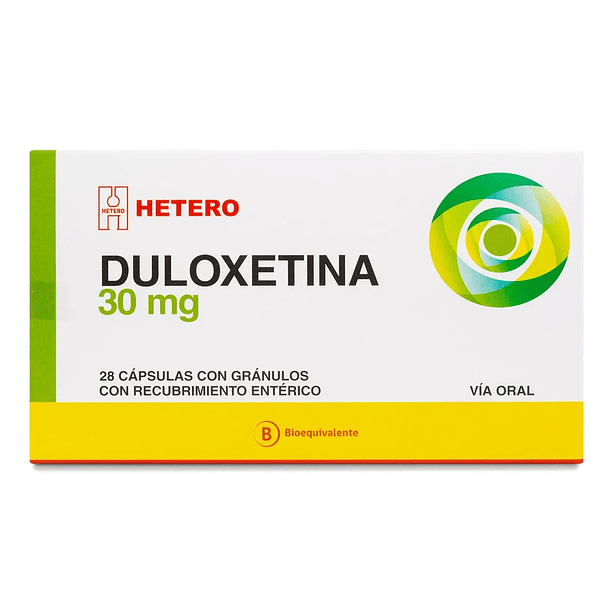 Duloxetina 30 mg x 28 Cápsulas 