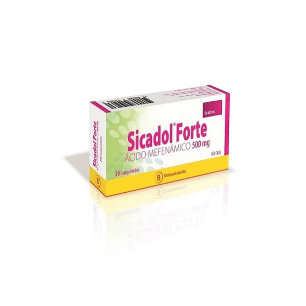 Sicadol Forte 500 mg x 20 Comprimidos 