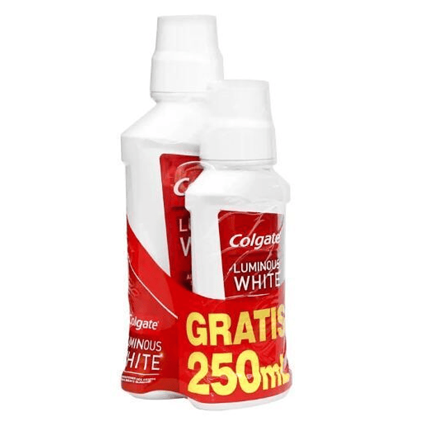 Colgate Luminous Pack x  500+250 ml Enjuague Bucal  