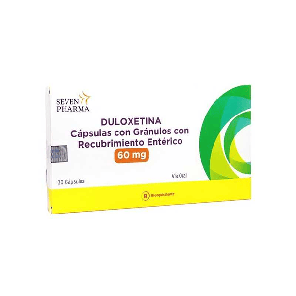 Duloxetina 60 mg x 28 Cápsulas 