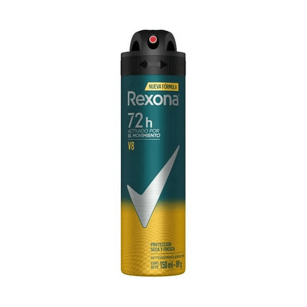 Rexona Men V8 72H x 150 ml Spray Desodorante 