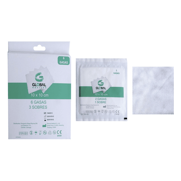 Gasa Esteril 10Cm x  10Cm x 25 Sachets 