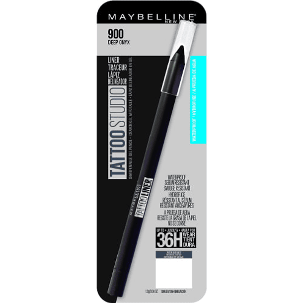 Maybelline Delineador Ojos Tatto Delineador Lapiz Gel Ne  gro N°9 