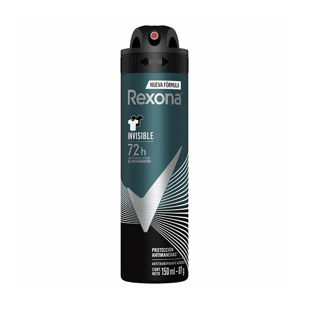 Rexona Men Invisible 72H x 150 ml Spray Desodorante 