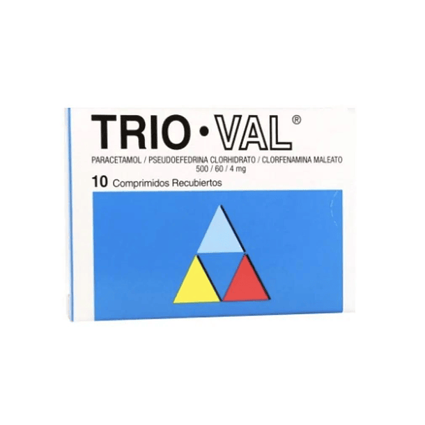 Trio-val x 10 Comprimidos 