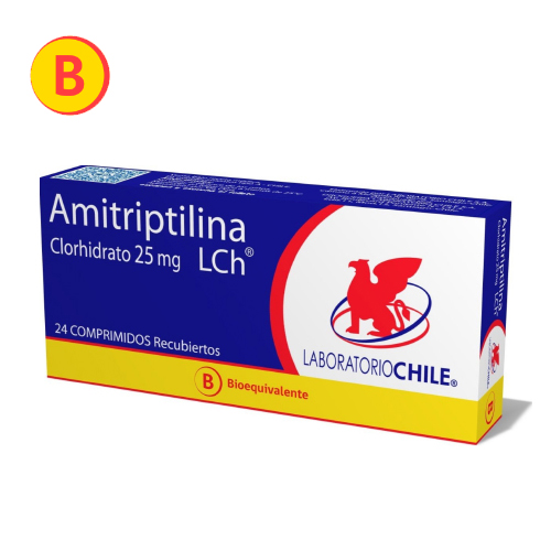 Amitriptilina 25 mg x 24 comprimidos