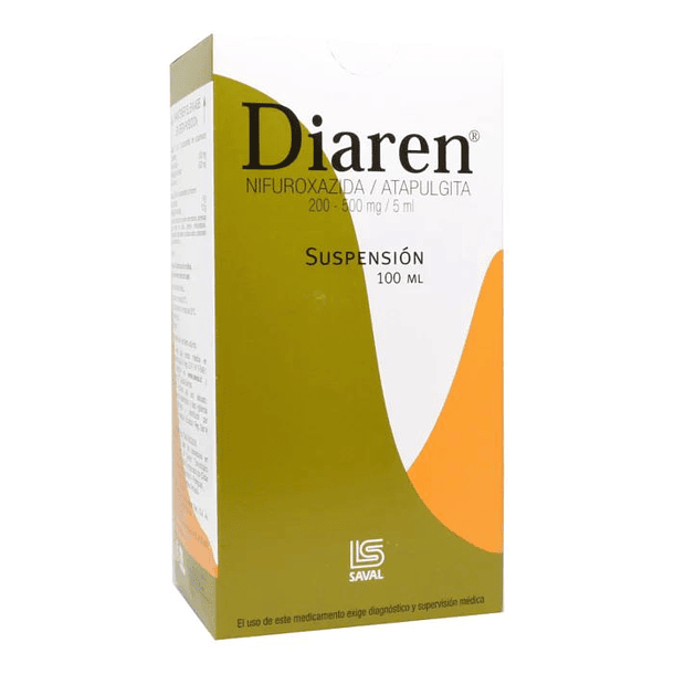 Diaren 200 mg/500 mg x 100 ml Suspensión Oral 