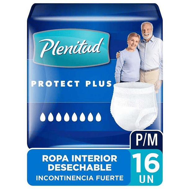 Plenitud Protect Plus Unisex  Ropa Interior P/M x 16 Unidades 