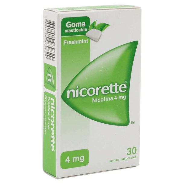Nicorette 4 mg x 30 Gomas Masticables 