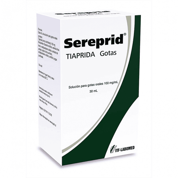 Sereprid 100 mg/ ml x 30 ml Gotas Orales 