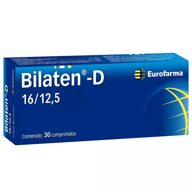 Bilaten-D 16/12.5 mg x 30 Comprimidos 