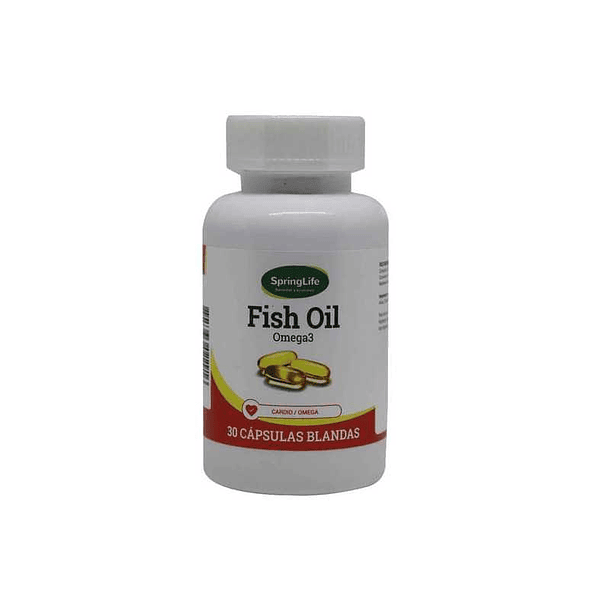Fish Oil Omega 3 1000 mg x 30 Cápsulas Blandas 