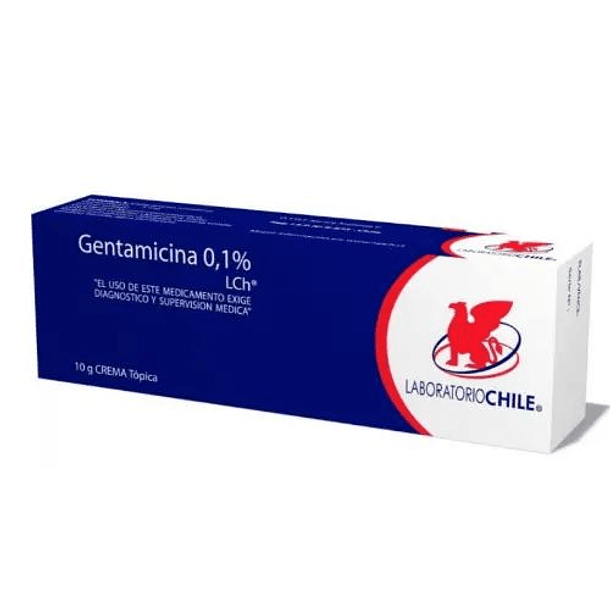 Gentamicina 0.1% x 10   gr Crema Tópica 