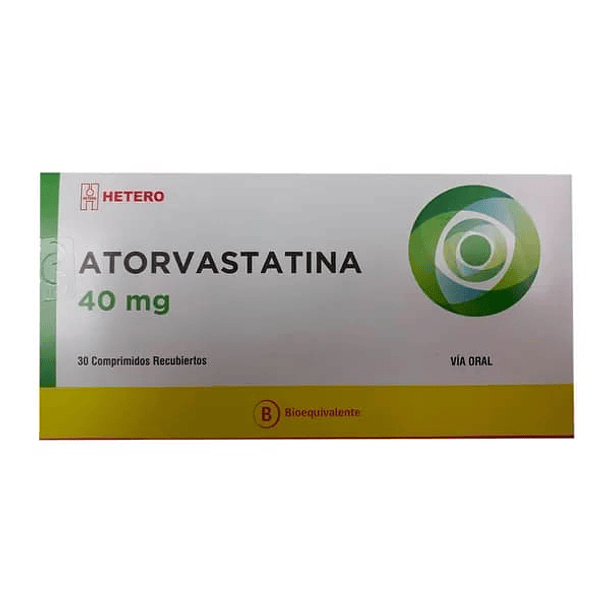 Atorvastatina 40 mg x 30 Comprimidos  