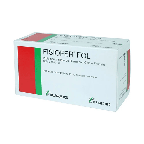 Fisiofer Fol x 10 Frascos Monodosis 15 ml 